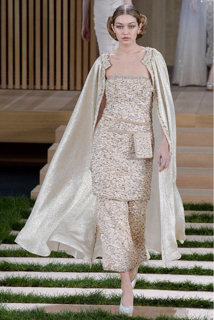 Gigi Hadid Alta Costura Chanel Paris Modelo Haute Couture